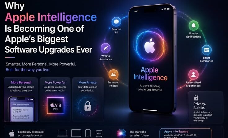 Why Apple Intelligence Is Becoming One of Apple’s Biggest Software Upgrades Ever