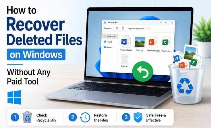 How to Recover Deleted Files on Windows Without Any Paid Tool