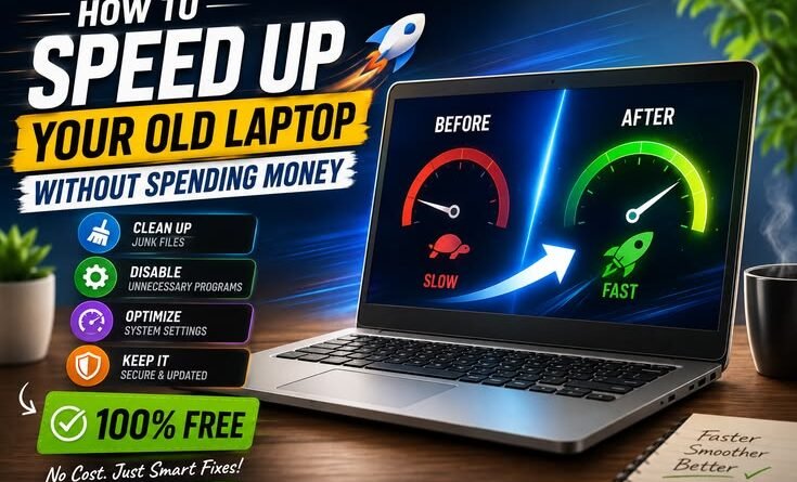 How to Speed Up Your Old Laptop Without Spending Money