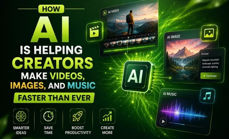 How AI Is Helping Creators Make Videos, Images, and Music