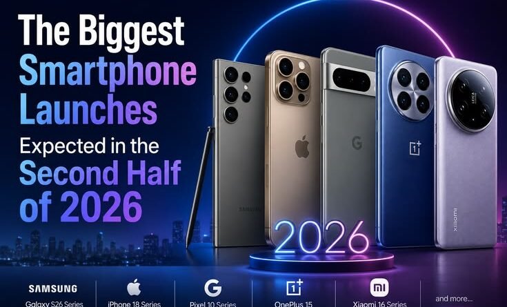 The Biggest Smartphone Launches Expected in the Second Half of 2026