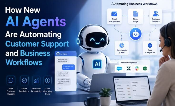 How New AI Agents Are Automating Customer Support and Business Workflows