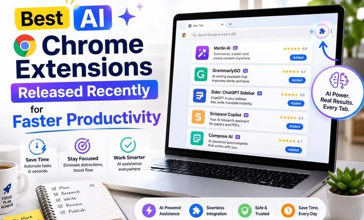 Best AI Chrome Extensions Released Recently for Faster Productivity