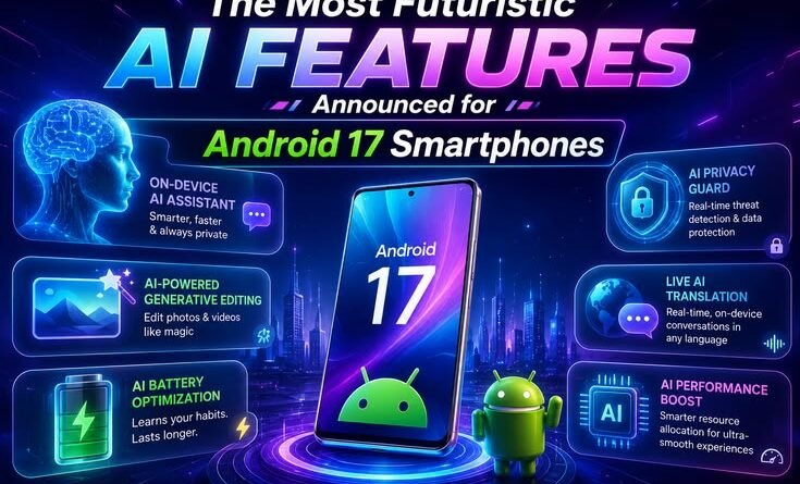 The Most Futuristic AI Features Announced for Android 17 Smartphones