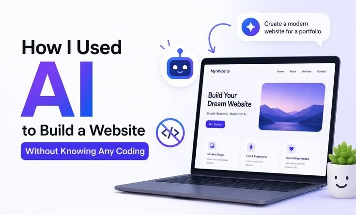 How I Used AI to Build a Website Without Knowing Any Coding