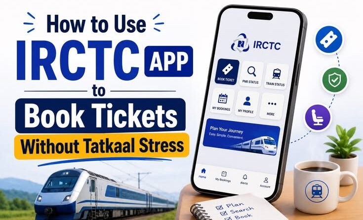 How to Use IRCTC App to Book Tickets Without Tatkaal Stress