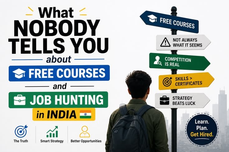 What nobody tells you about free courses and job hunting in India