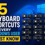 15 Keyboard Shortcuts Every Windows User Must Know 15 Keyboard Shortcuts Every Windows User Must Know
