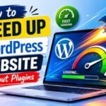 How to Speed Up a WordPress Website Without Plugins